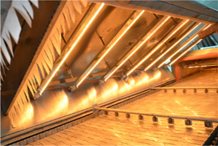 Auxiliary Heating Lamp for Oven
